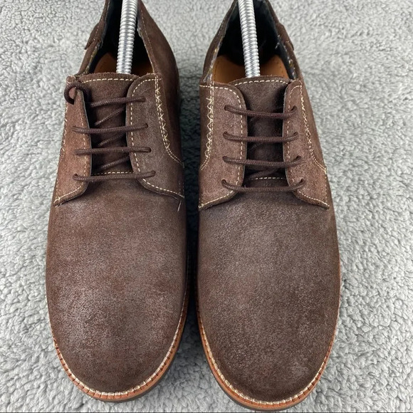 New ben sherman Men\'s Shoe 9 Suede Northern Leather Oxford‎ Lace Up Dress Shoe